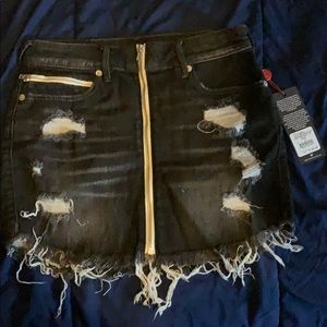 True Religion jean skirt